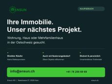 Ältere Wohnung oder Mehrfamilienhaus in der Ostschweiz gesucht