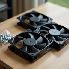 Arctic P12 PWM PST Gehäuselüfter Dreierpack schwarz