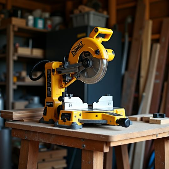 DeWalt Kappsäge DWS774 nach Umbau übrig geblieben