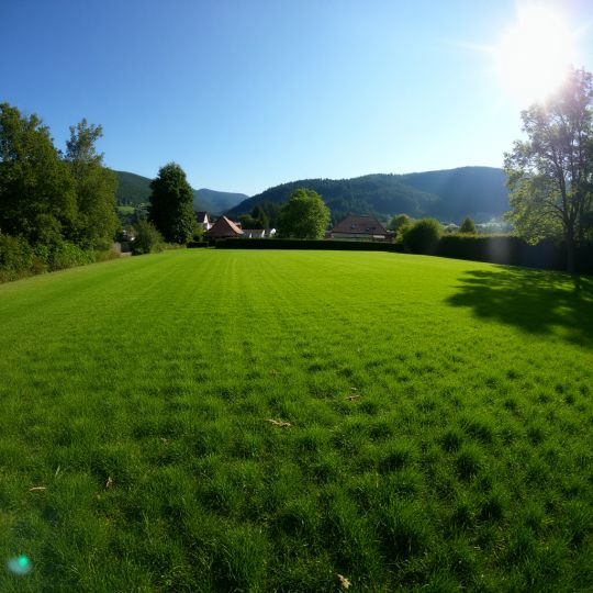 Ebenes Fleckli Erde für mobiles Wohnen oder Tiny House