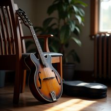 Gewa Mandoline A Form mit gepolstertem Etui