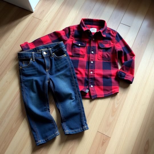 Levis Jeans und Hemd für Kleinkinder Grösse 98
