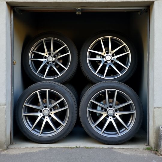 Mercedes Kompletträder 17 Zoll Vielspeichen