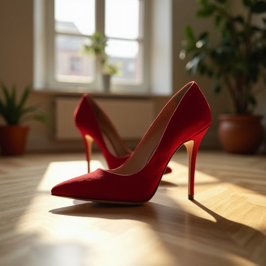 Rote Tamaris Pumps Grösse 38 nur einmal getragen