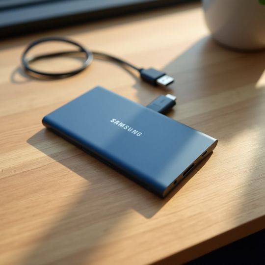Samsung T7 SSD 1000GB Blau