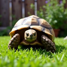 Schildkröte im Garten in Martherenges verschwunden