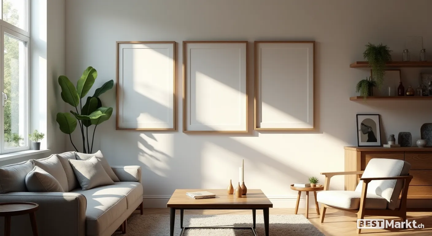 Dini Wänd, dini Gschicht: So planisch die perfekt Bilderwand ohni Puff