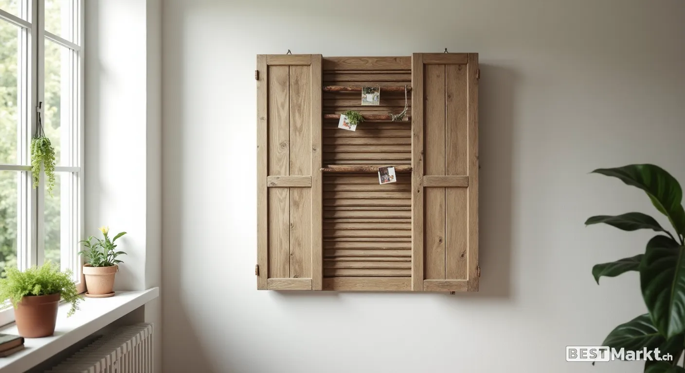 Fensterläden-Upcycling: So machsch du us alte Schätze es Unikat für dis Dihei